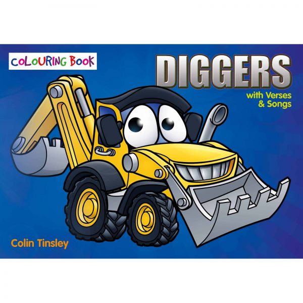 Diggers Colouring Book